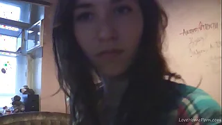 On the up loveliness fingering her shaved cunt